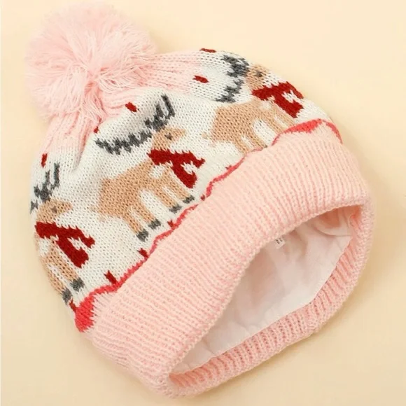 Toddler girl hat and scarf set - Picture 2 of 6